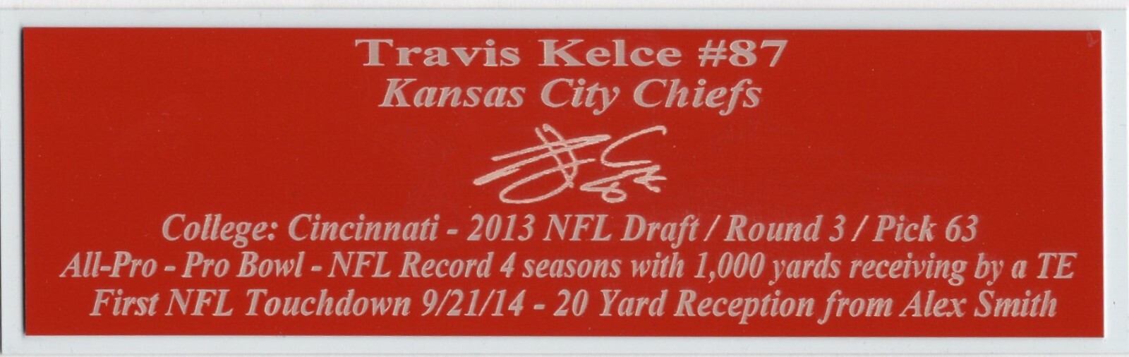 Fernando Mendoza Autograph Nameplate Indiana Hoosiers National Champion Heisman