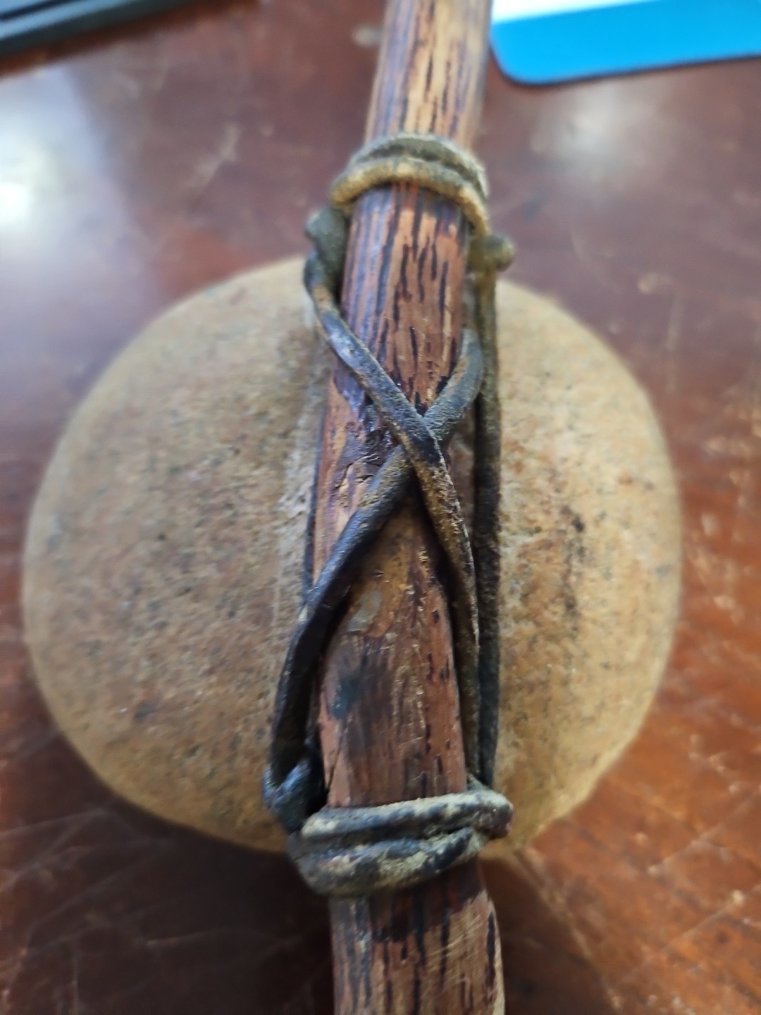 native american stone tomahawk date unknown