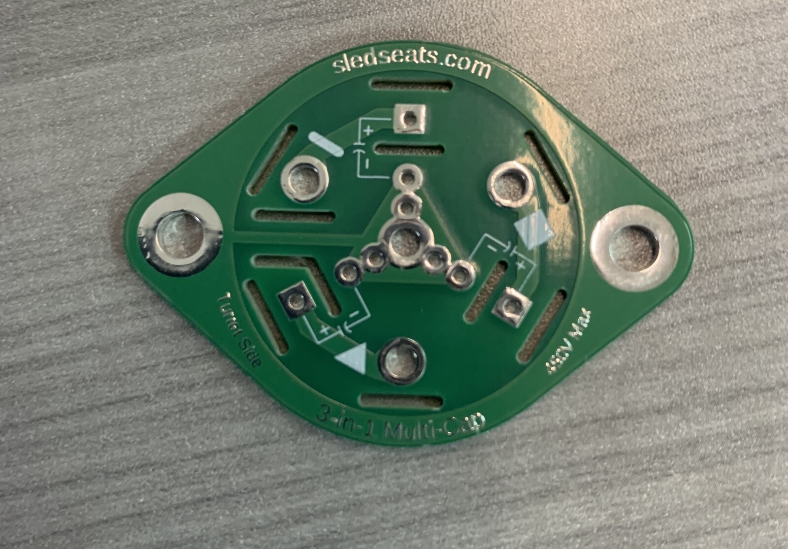 Multi Sector Section Capacitor Circuit Board KIT 450V up to three Capacitors 3-1