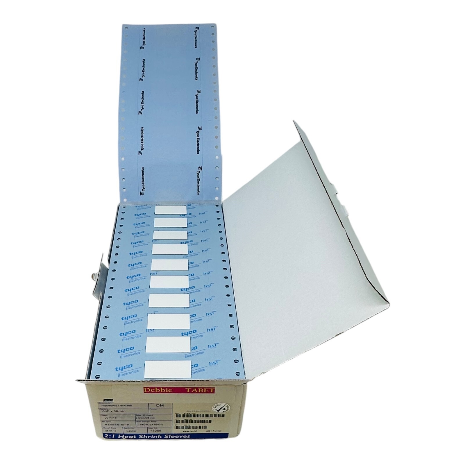 TYCO ELECTRONICS EC8041-000 CABLE MARKERS NEW/UNUSED SURPLUS BOX OF 550pcs