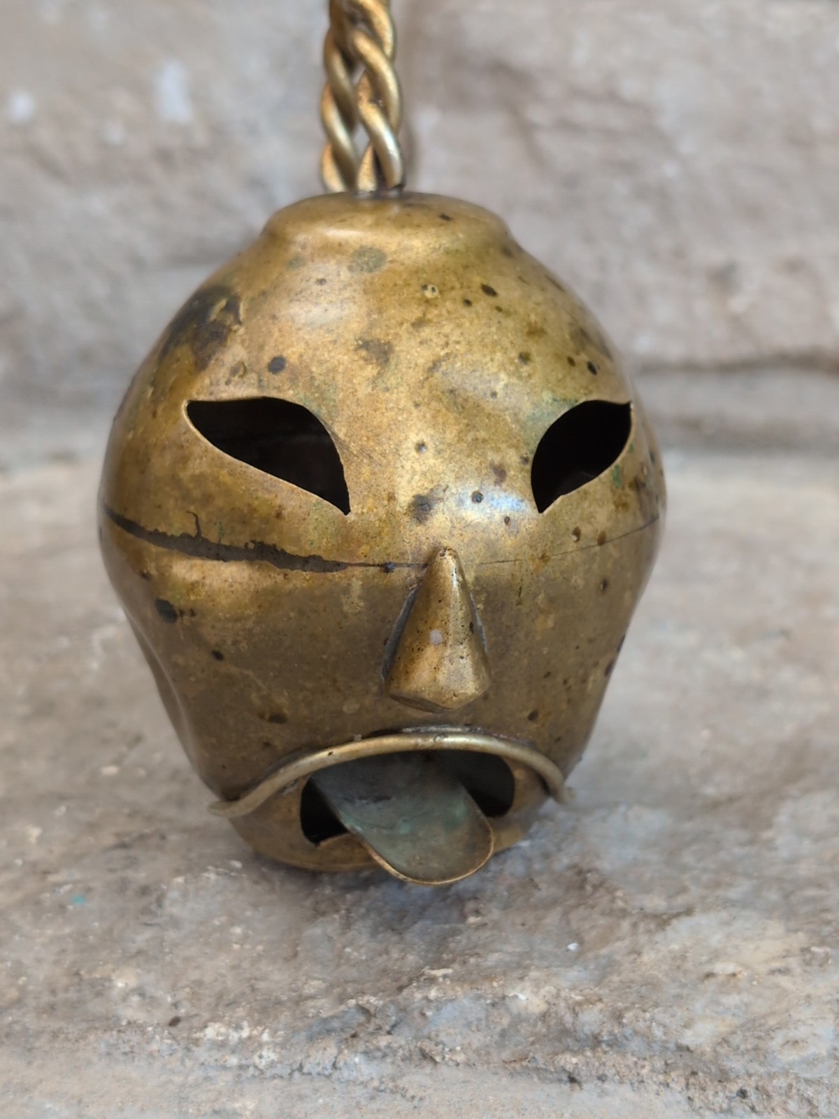 1960s Artes De Mexico Metalwork luchador Smoker Ashtray Incense Burner, 4.5”