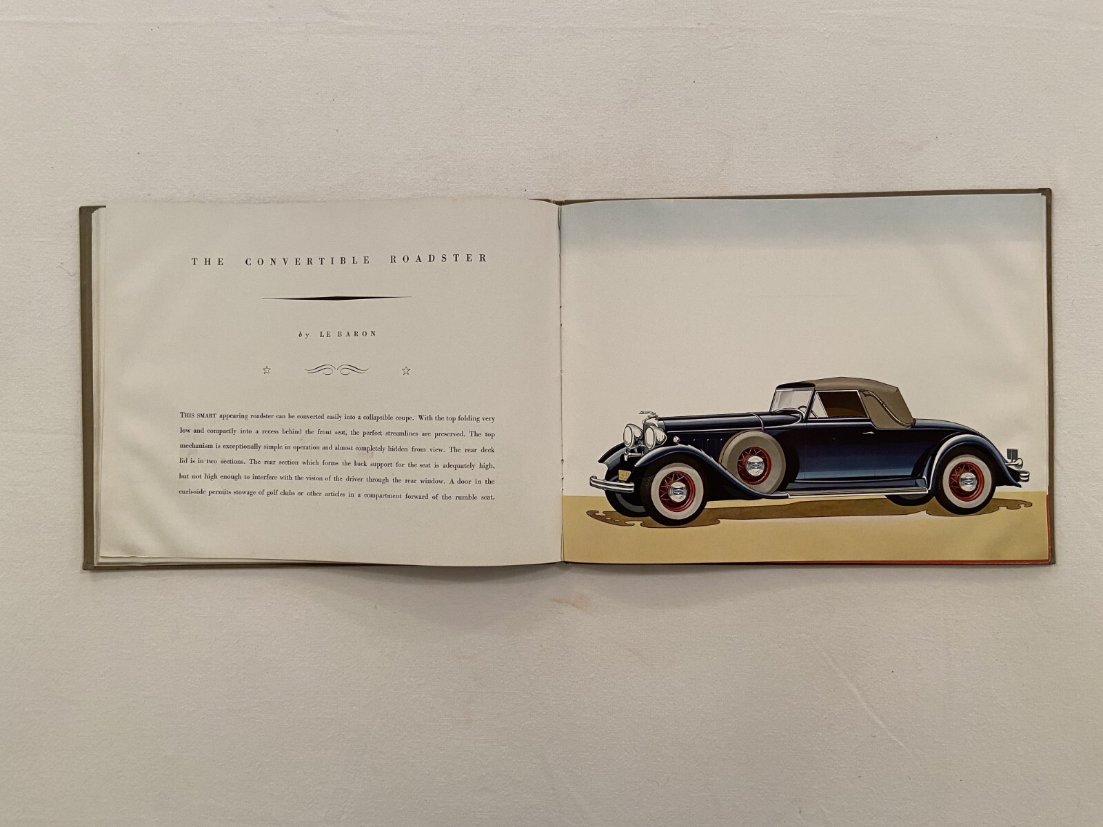 CA 1931 LINCOLN TWELVE CYLINDER MOTOR CARS HARDBOUND ORIGINAL FULL-COLOR CATALOG