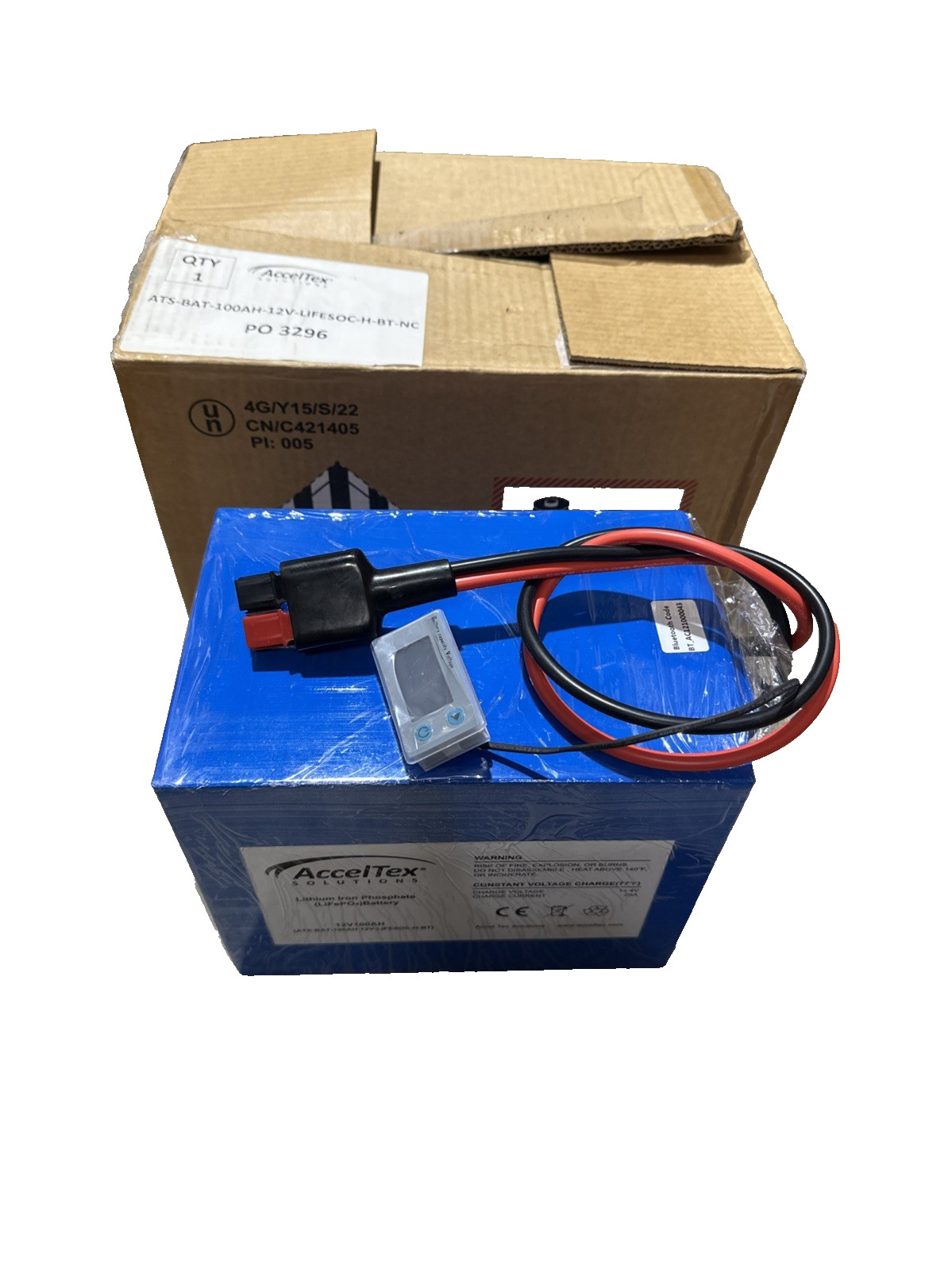 🔴2X ATS-BAT-100AH-12V-LIFESOC-H-BT Heated LiFePO4 Solar RV Battery 12V 100Ah‼️A