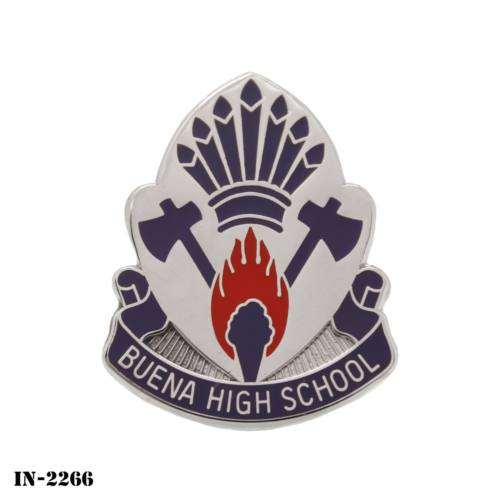 Buena High School ~ US Army JROTC DUI Crest Pin ~ NEW ~ Vanguard