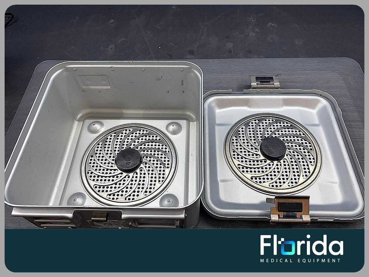 AESCULAP JN342/ JK389 STERILIZATION CASE SURGICAL MEDICAL WITH INSERT**