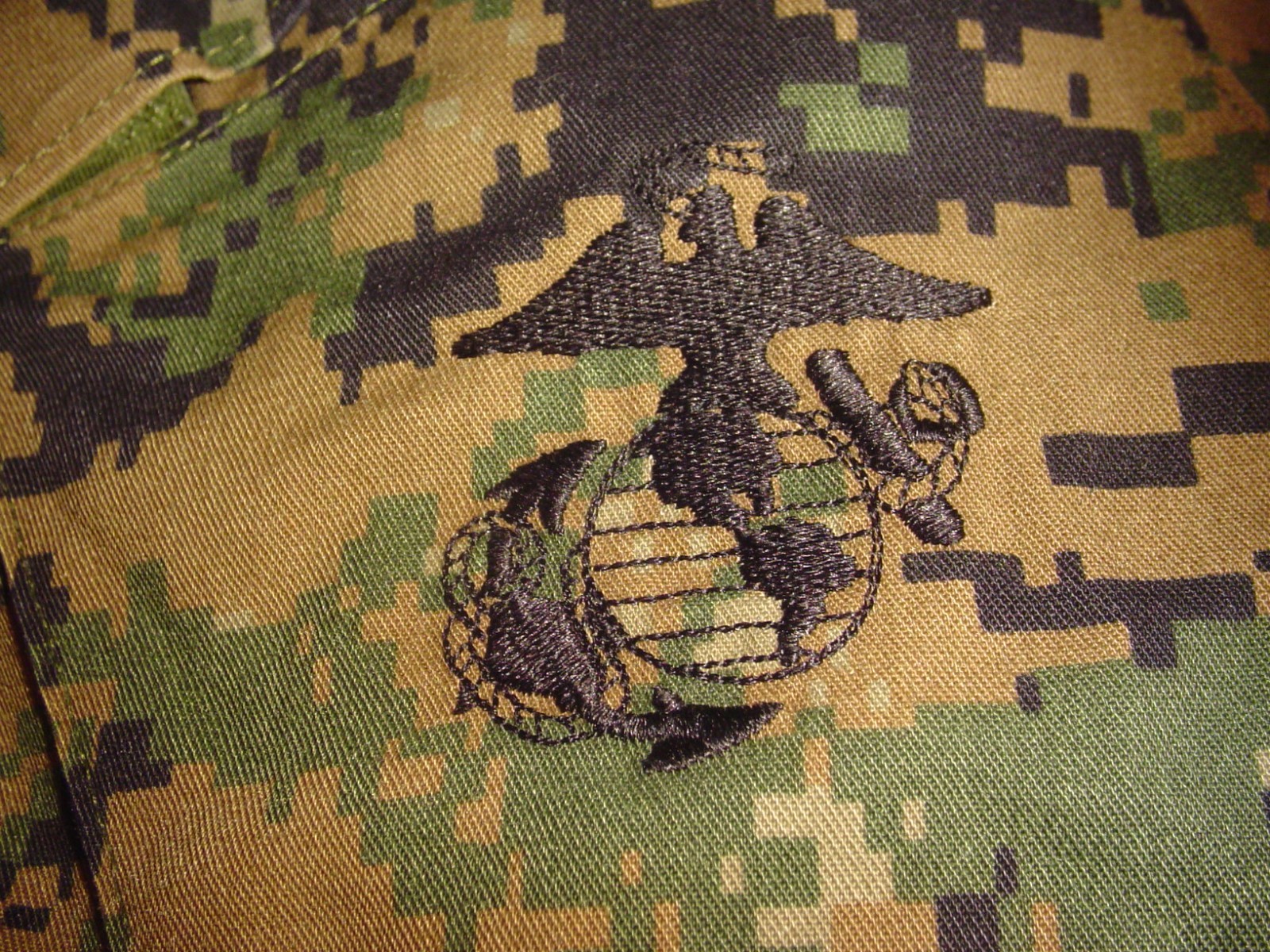 USMC MARPAT Uniform WOODLAND SET Combat Shirt Pant LARGE REGULAR ISSUED SET