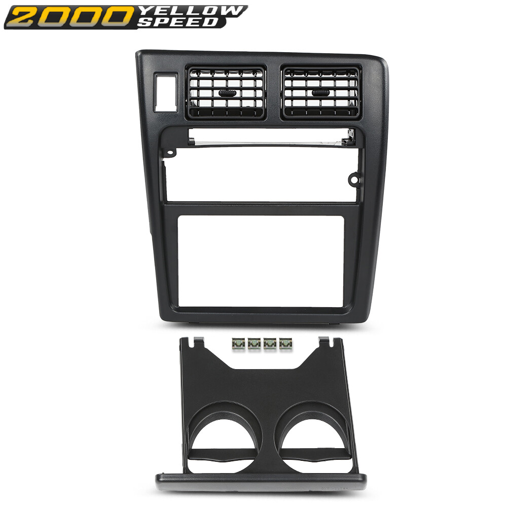 Dash Center Air Vent Radio Bezel Trim W/ Cup Holder Fit For 95-97 Toyota Tacoma