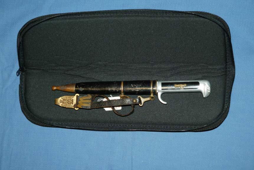 Custom 18" X 5" padded zipper case A perfect fit for most German & U.S. Bayonets