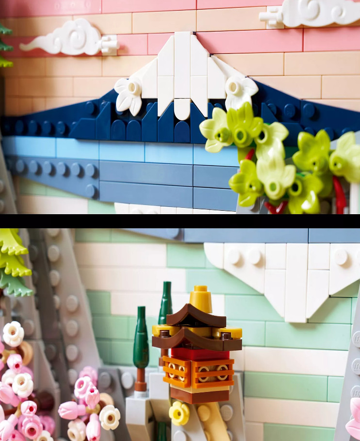 [ BIG SALE ] LEGO 1892-Piece Cherry Blossom Wall Art