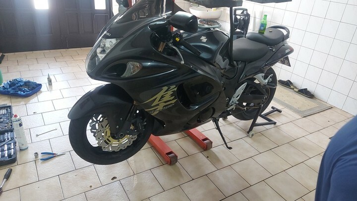 For Suzuki Front Rear Brake Rotors Discs Hayabusa GSX 1300 R GSX1300R 2008-2012