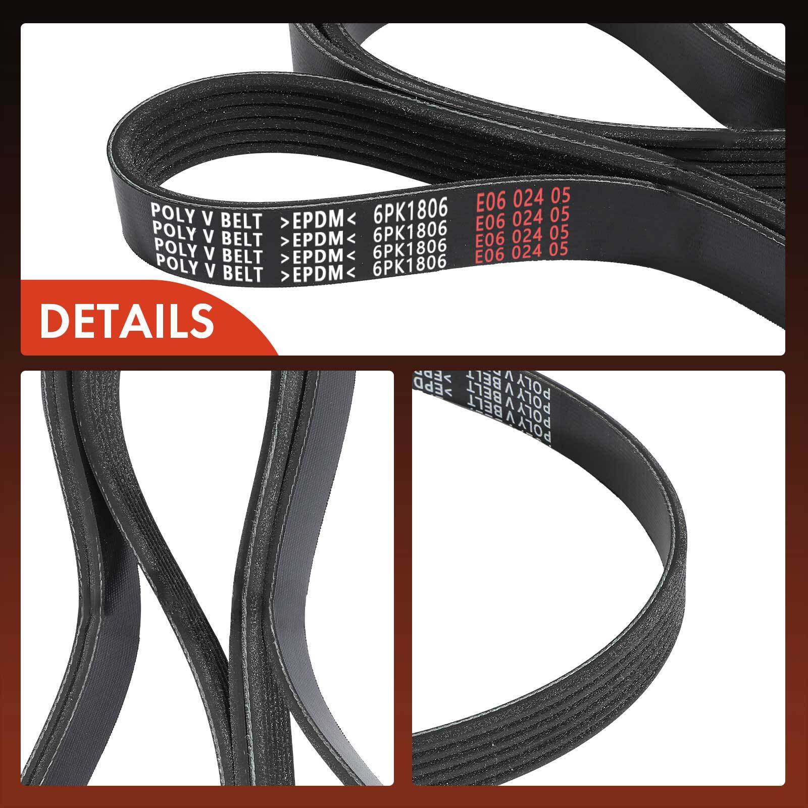 71.18" Serpentine Belt for Nissan Rogue 08-13 Sentra 07-12 Rogue Select 14-15
