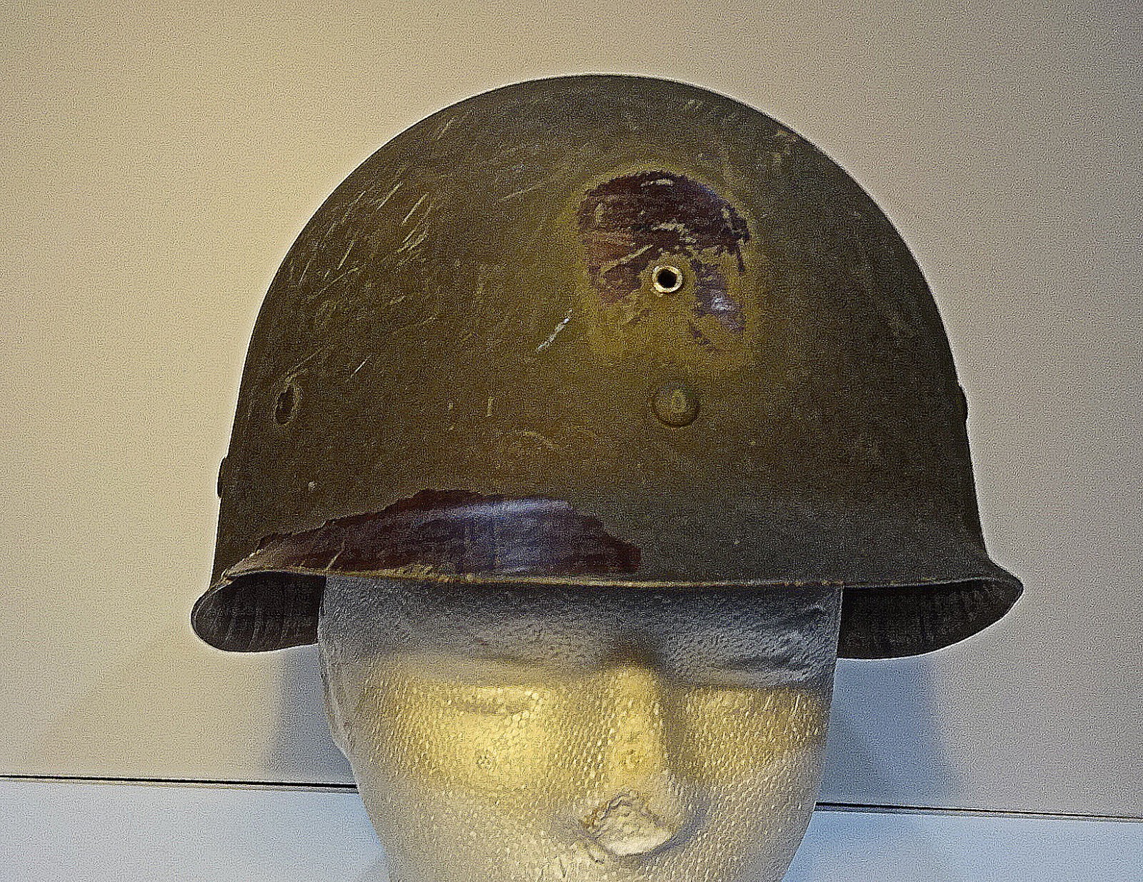 US WWII Hood Rubber Company M-1 Helmet Liner - Rarest of All M-1 Liners