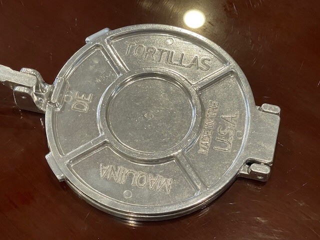 Tortilla Press El Don 7 inch USA made Aluminum