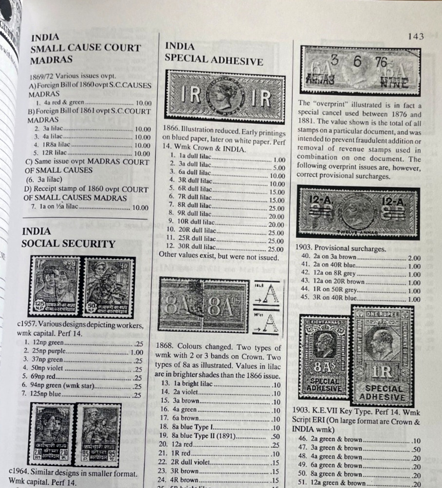 BRITISH COMMONWEALTH REVENUES by Barefoot 6th Edition, 2000. Stamps