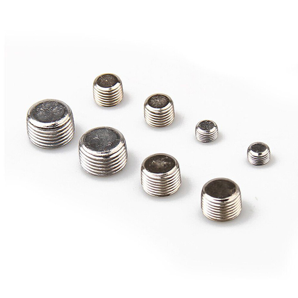 Chrome Pipe Plug Fitting For Intake Manifold &Cylinder 6352G 1/8,1/4,3/8,1/2 NPT