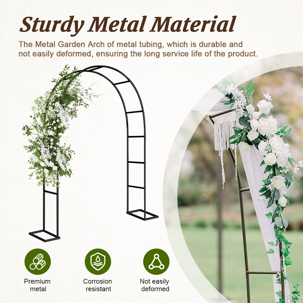 Wedding Arch Metal Garden Arch Garden Arbor Trellis For Climbing Plants