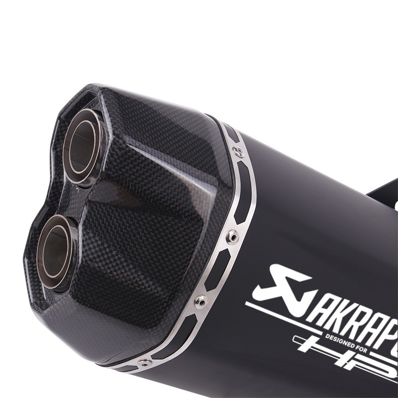 Slip On For BMW R1250GS Adventure 2019-2023 Exhaust Black Muffler Tail Pipe 65mm