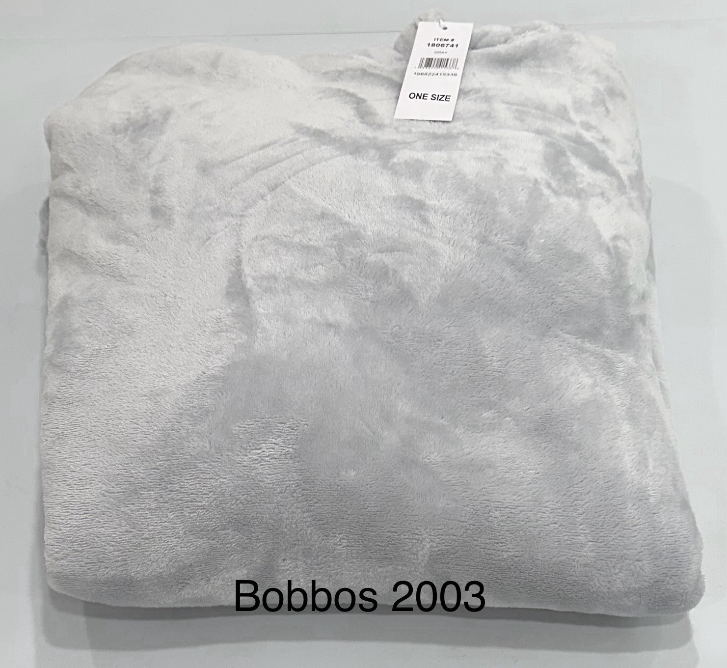 The Wayy Unisex Big Plush Lined Over-Sized Hooide, Light Gray, One Size