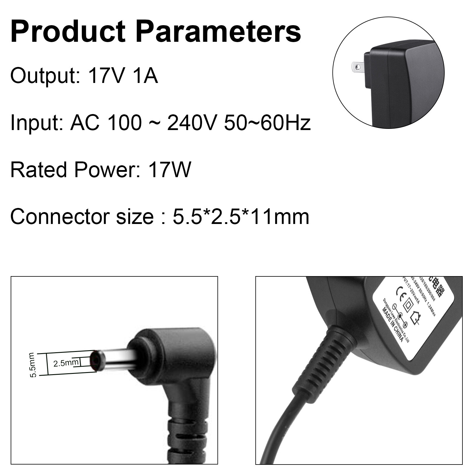 Adapter Charger For Bose Soundlink I, II, III Wireless Bluetooth Mobile Speaker