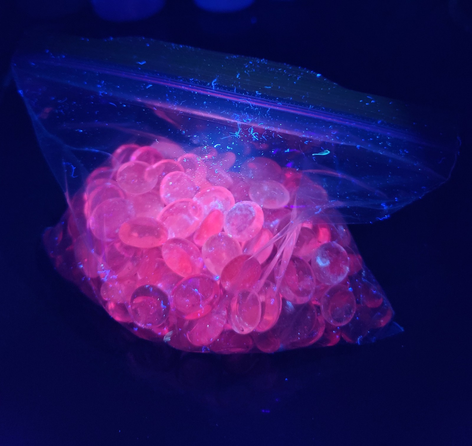 Selenium Glow Pink Glass Pebbles for Vase Fillers, Aquarium , Decorative Stones