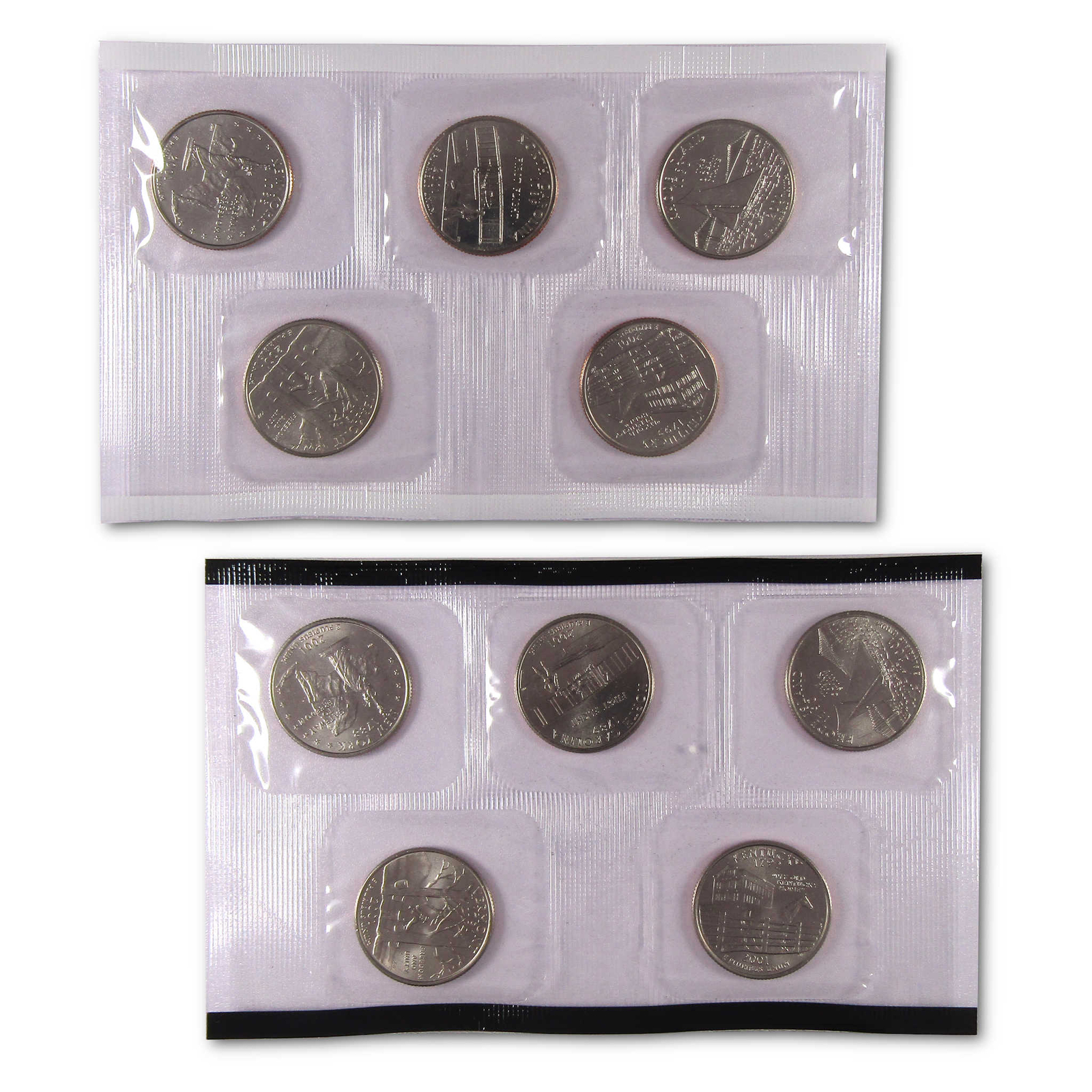 2001 Uncirculated Coin Set U.S Mint Original Government Packaging OGP