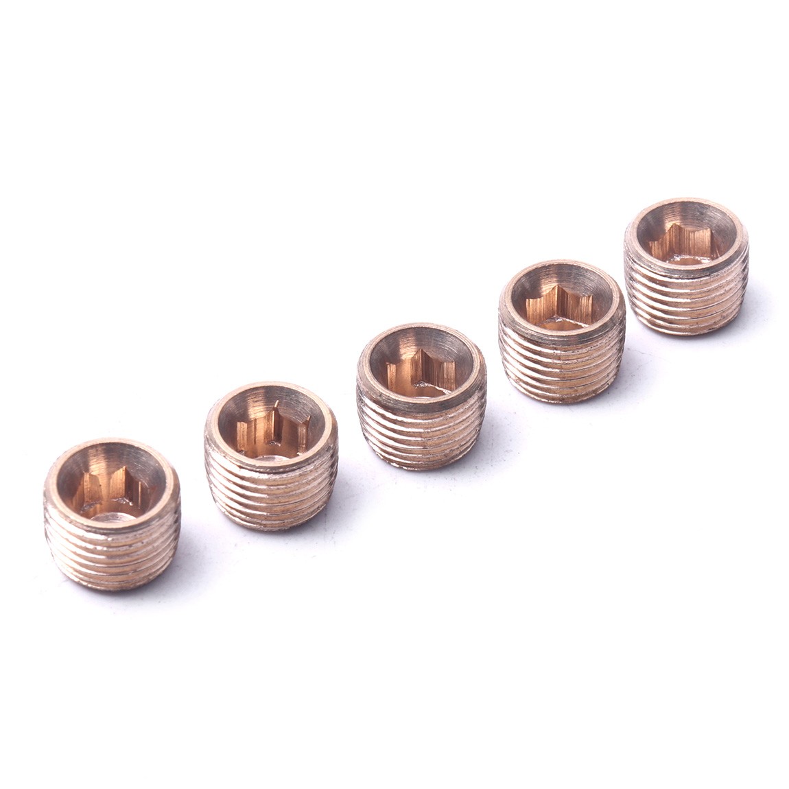 20PCS Pipe Plug 1/8" 1/4" 3/8" 1/2" Male Thread Hex Internal Head Socket Fitting