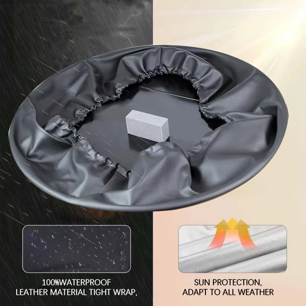 US Stock Gray Spare Tire Cover Wheel Cover Fits Defender 2020-2026