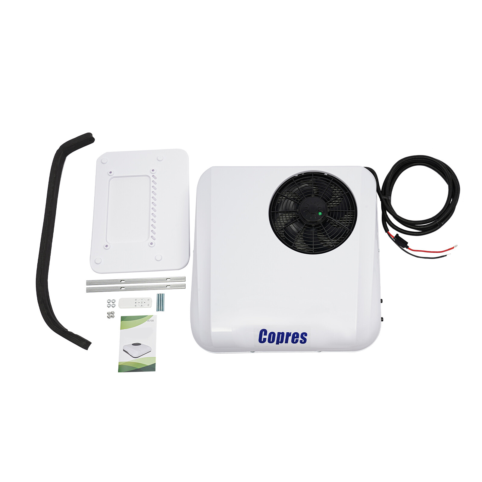 24V Rooftop Air Conditioner 2600W Cooling&Heat A/C Unit Fit RV Truck Caravan