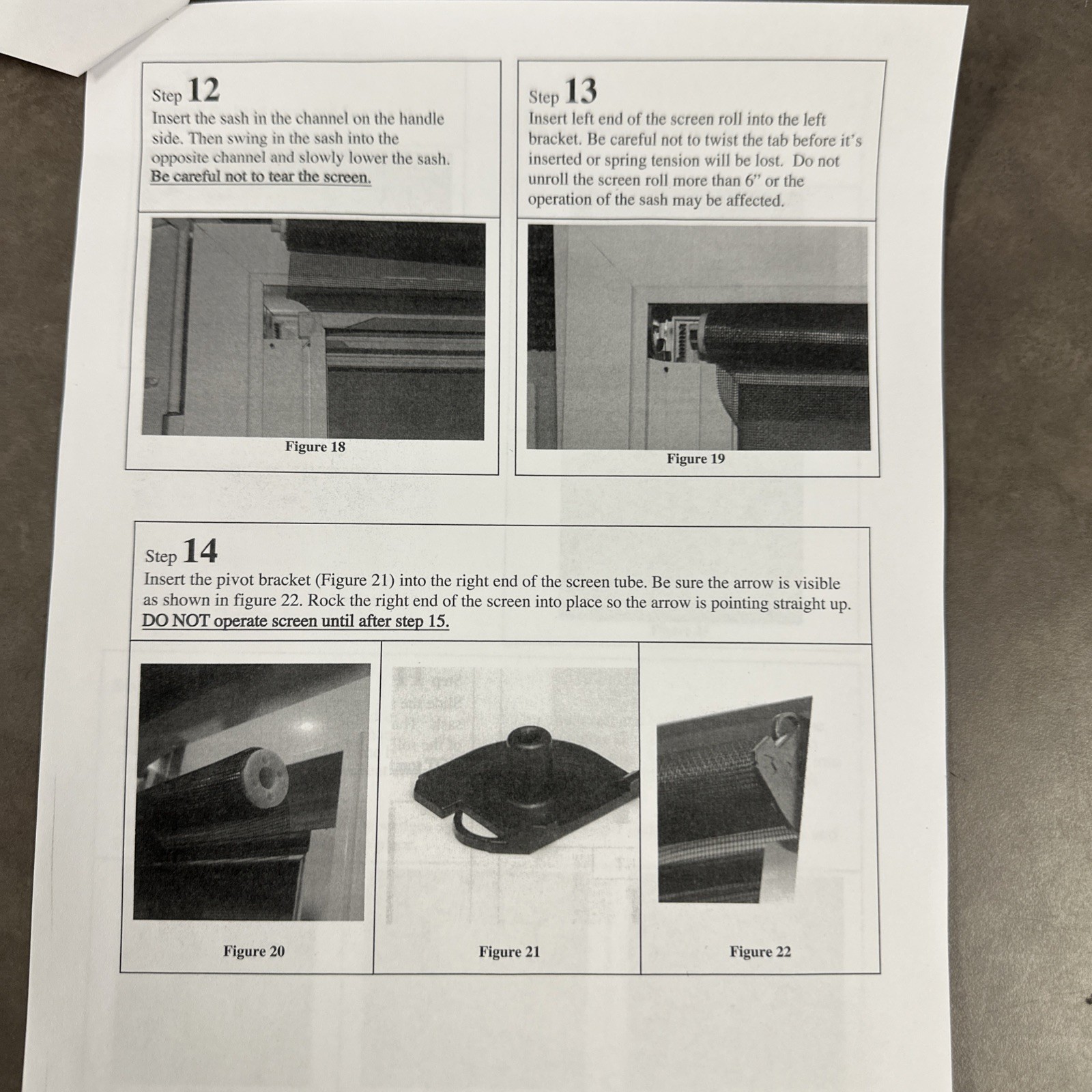 Larson EasyVent 31" Retractable Screen Roll for 36" Storm Door. Part # 0800722