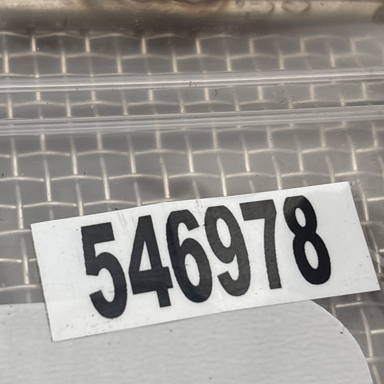 Stainless Steel Mesh Rectangular Washing Basket, 9” L x 7” W x 3.25” H New Other