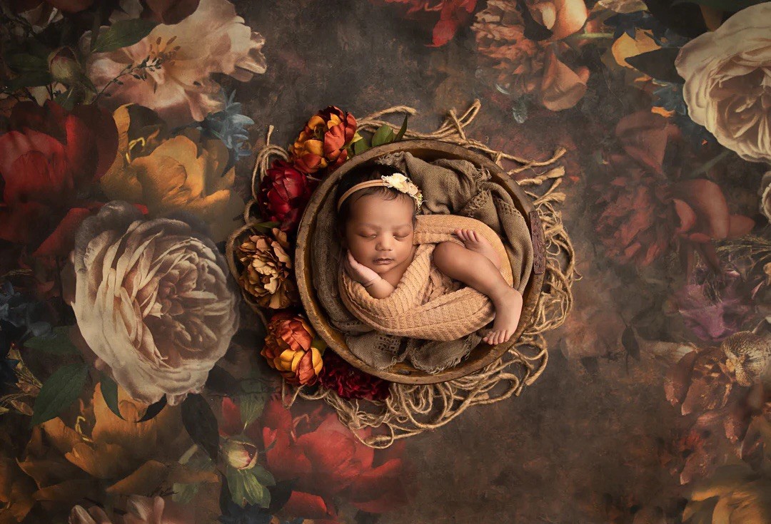 Newborn Photography Prop Posing Bowl Photo Props “Nanny’s Fixin Bowl”