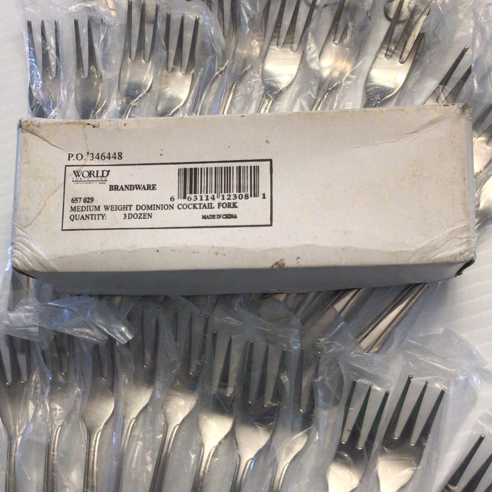 Cocktail Fork Set World Tableware Stainless Steel Dominion 5.5” Serving Party