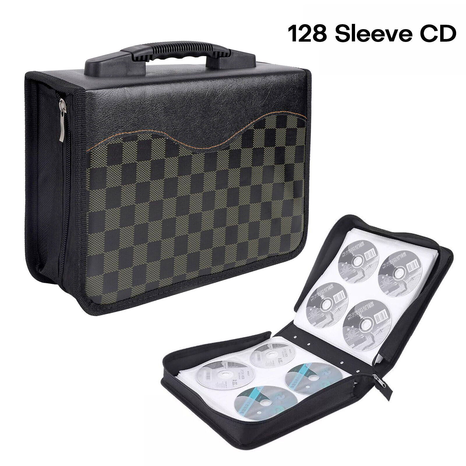 128/240/400/520 Disc CD/DVD Wallet Binder Book Sleeves Storage Bag Carrying Case