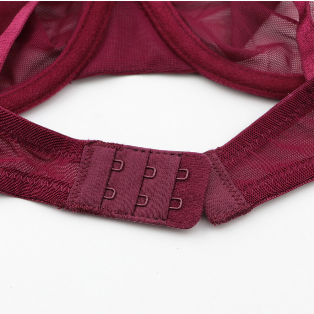 See Through Mesh Sheer Womens Bras Underwired Sexy Lingerie Misses Hot Underwear