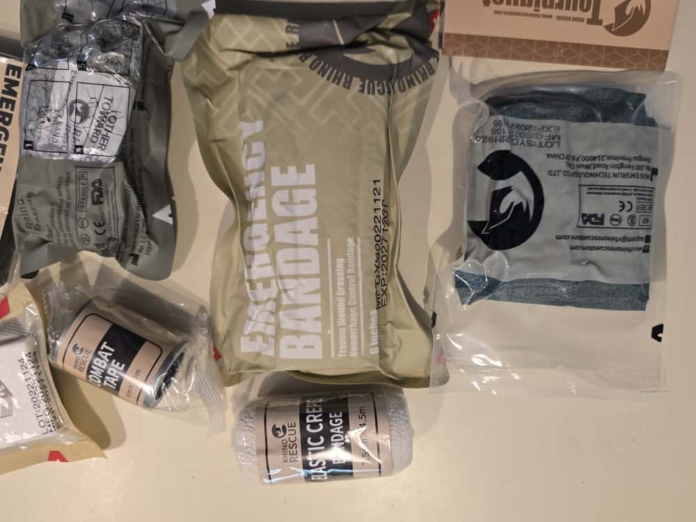 Rhino Rescue Trauma Kit / IFAK Refill Lot - NEW Sealed - Truck/Travel Kit
