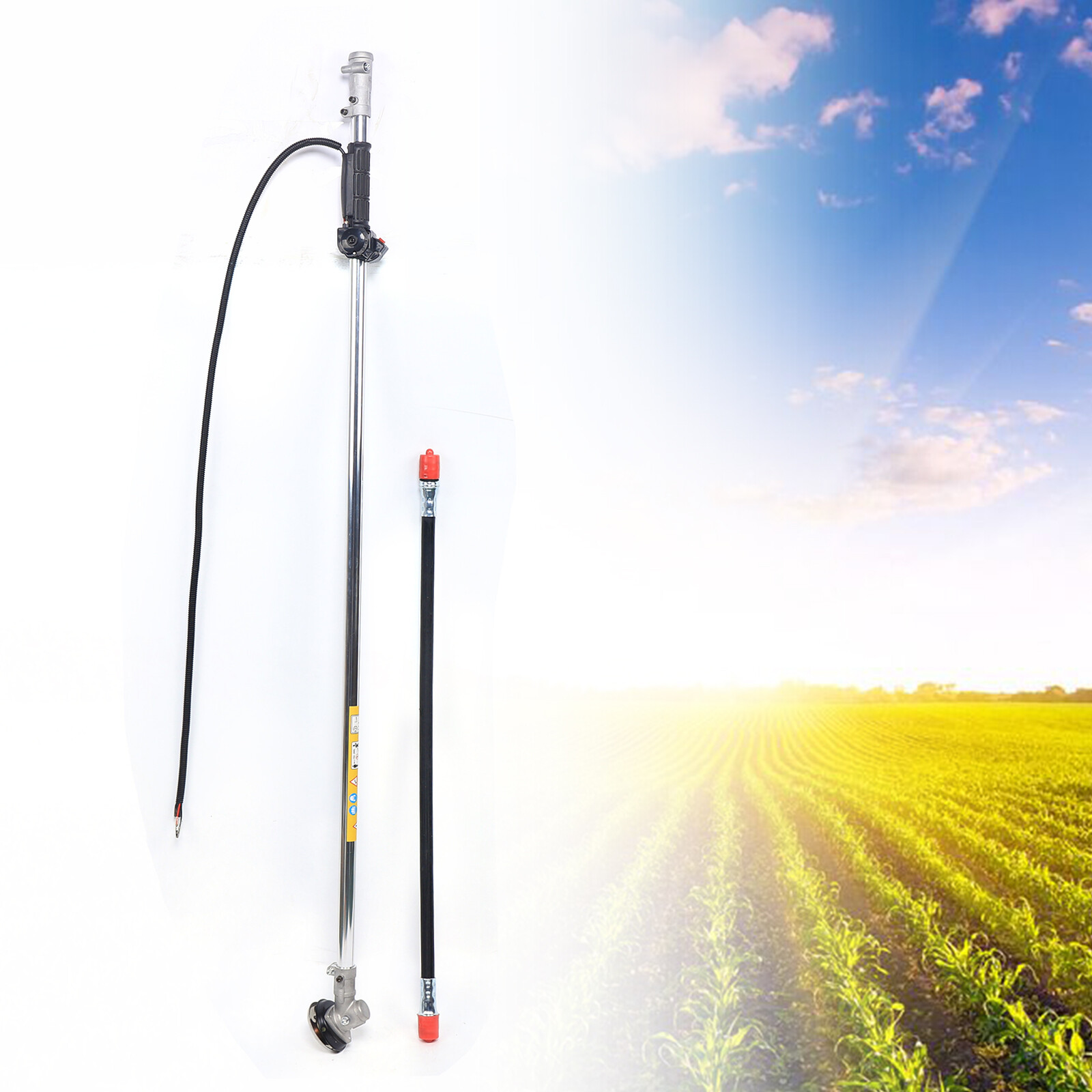 NEW 4 Strokes Gas Brush Cutter Cutting Grass Trimmer Mower Weed Wacker 52cc US