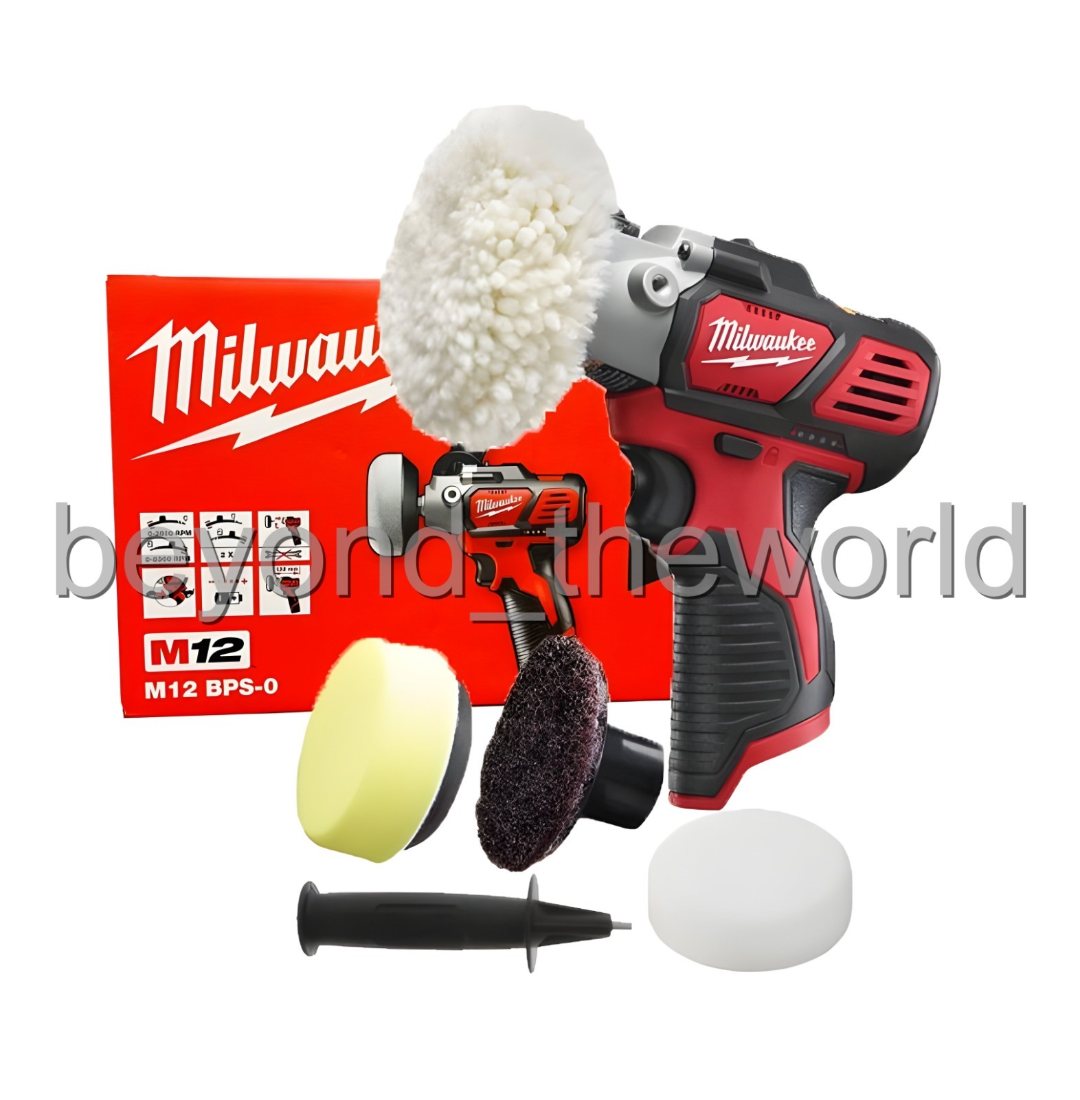 [Milwaukee] M12 BPS-0 Cordless Sub Compact Polisher Sander Grinder Body Only