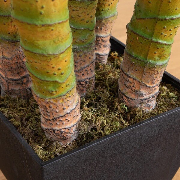 9.5’ Giant Five Stalk Artificial Areca Palm Tree Home Decor. Retail $499