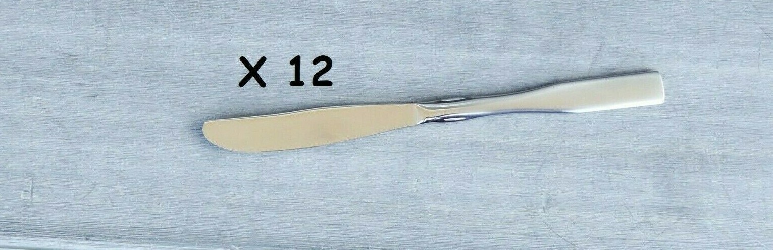 Arcoroc FF586 Sabre 8 3/4" Stainless Steel Heavy Weight Dinner Knife - 12 ea