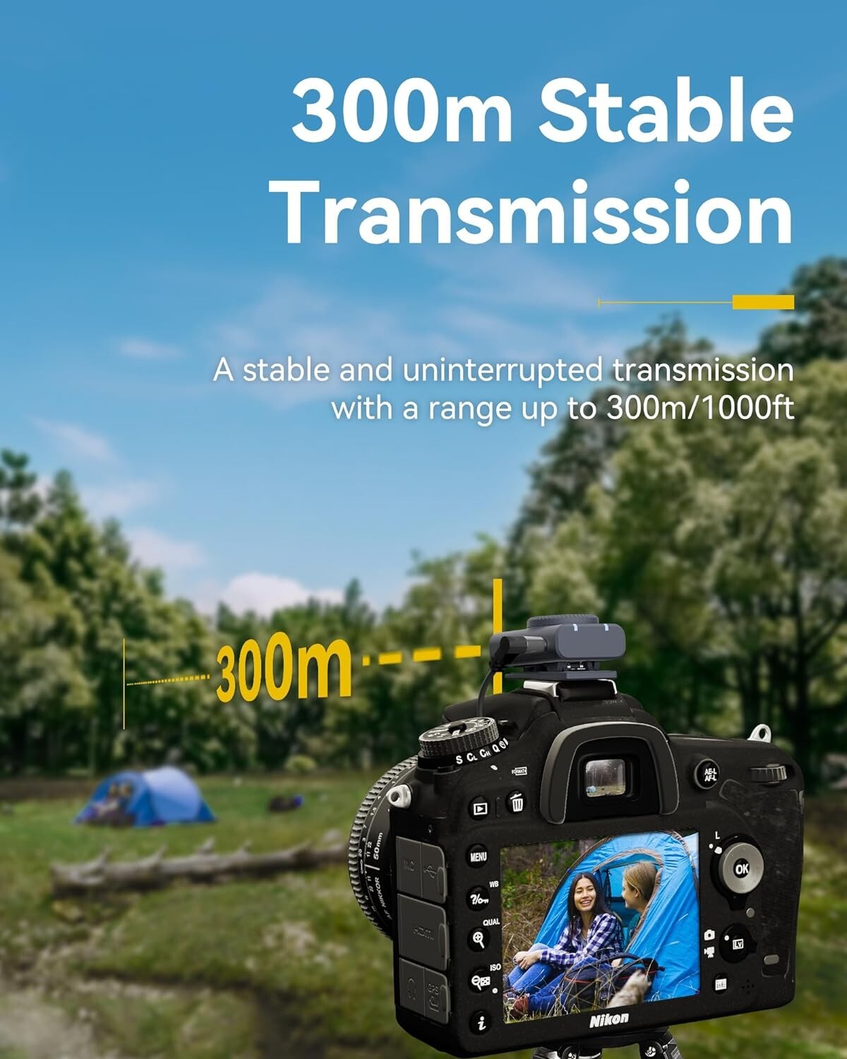 Hollyland Lark M2 Wireless Lavalier Microphone for iPhone/Android/Camera/PC(BLK)