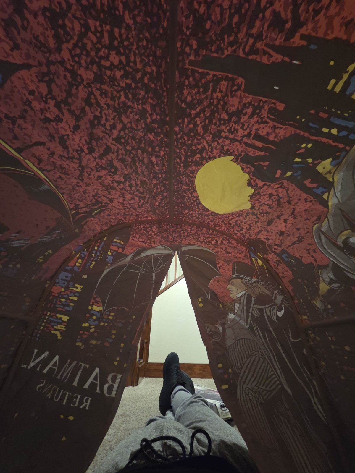 🔥VTG RARE COMPLETE DC Batman Returns Ero Slumber Shoppe Play Tent🔥