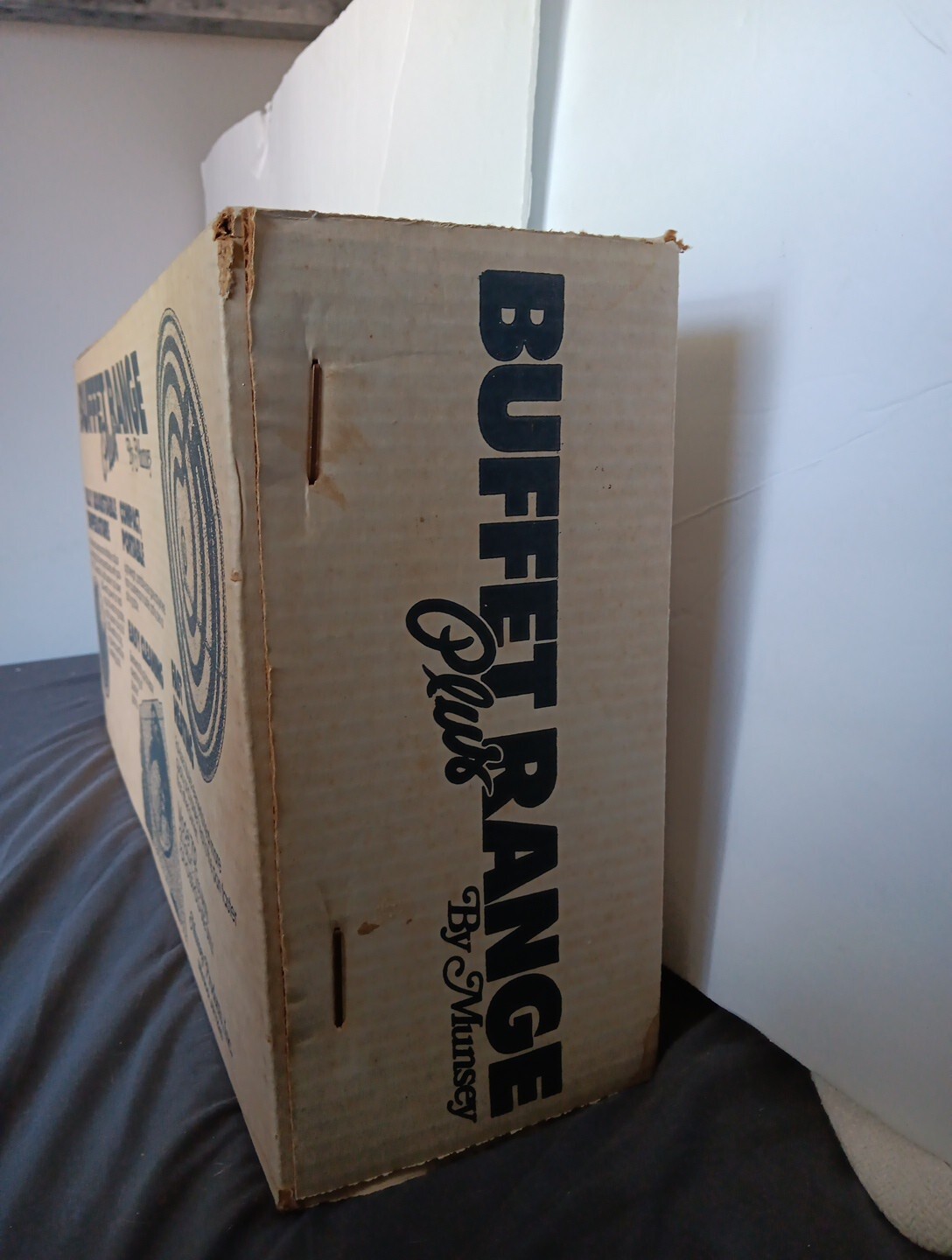 Vtg Buffet Range Plus Munsey Model 702 U.S.A Sealed Box 2 Burner N.O.S Retro Kit