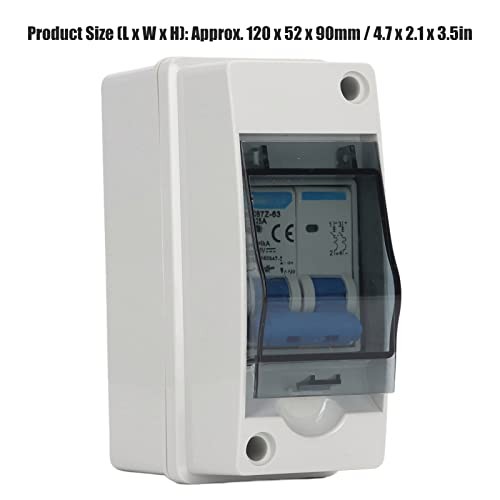 DC Disconnect Switch Electrical Breaker 1000V 25A Miniature Circuit Box IP65