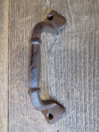 20 CAST IRON HANDLES RUSTIC DRAWER BIN PULLS 5 1/4" LONG HOME DECOR KITCHEN