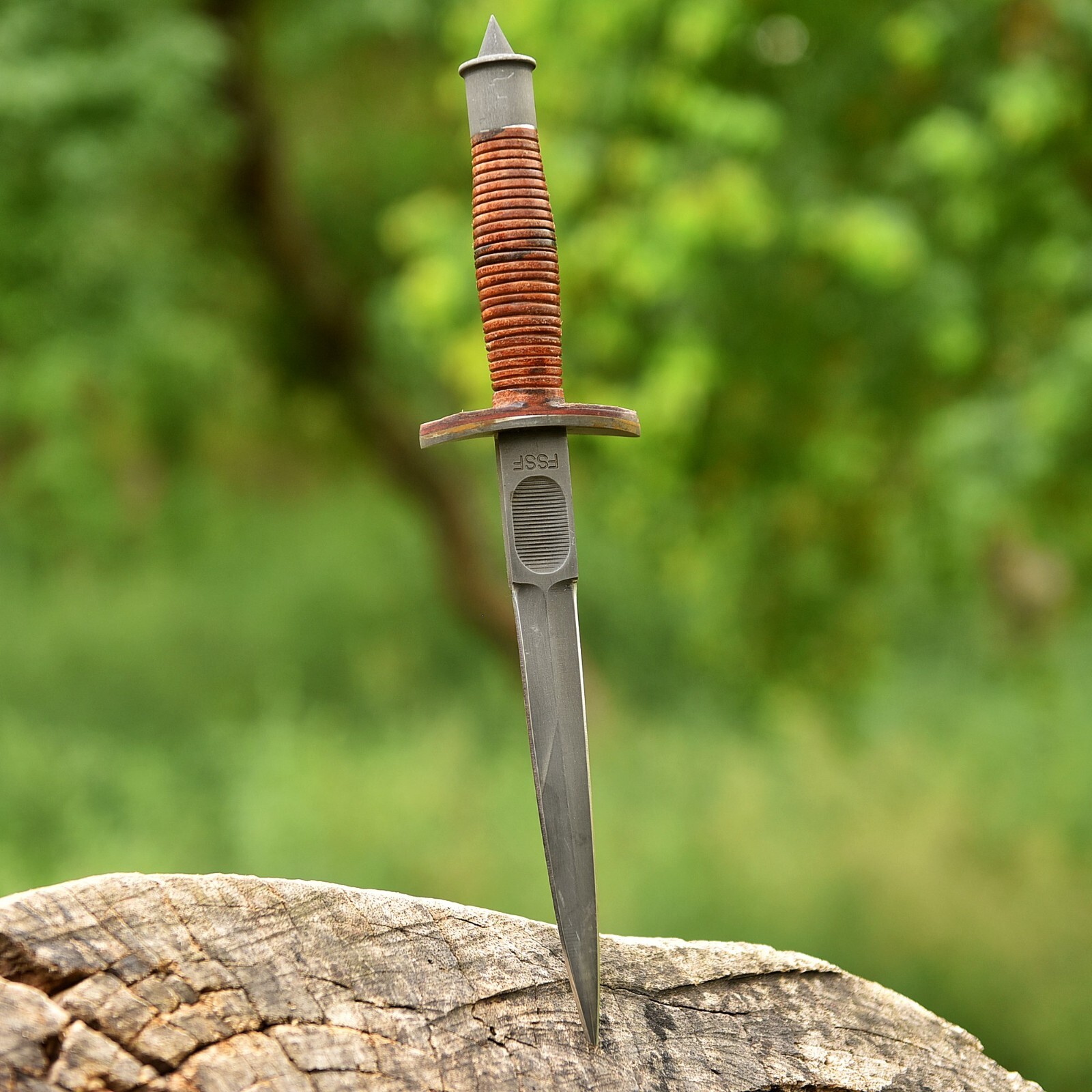 Vintage CASE V-42 Dagger US Special Forces WWII Dagger Knife Double Edge Blade