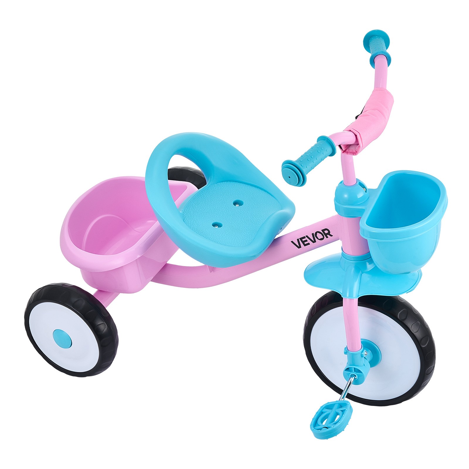 VEVOR Toddler Tricycle Kids Trike for 2-5 Year Old Girls/Boys Adjustable Seat