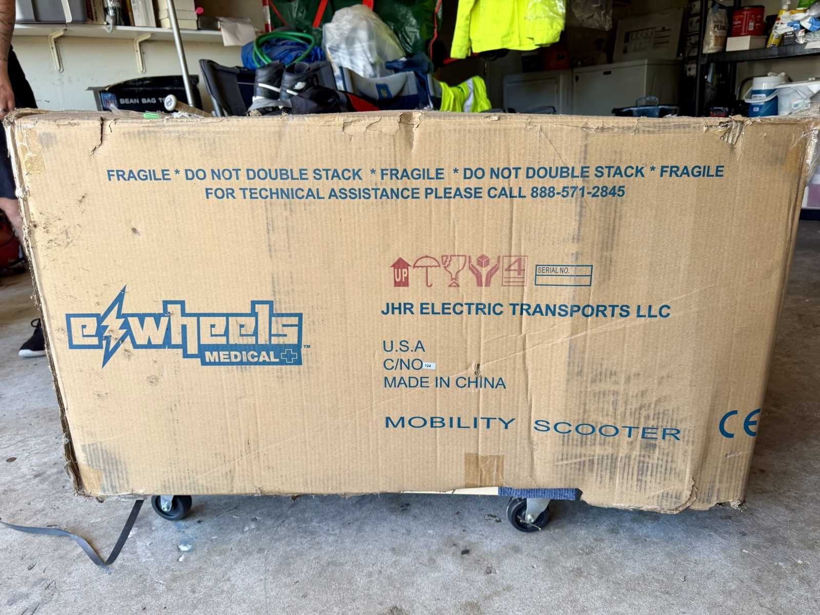 🚨 Brand New E-Wheels EW-M39 Mobility Scooter – Red – Never Used (Still in Box!)