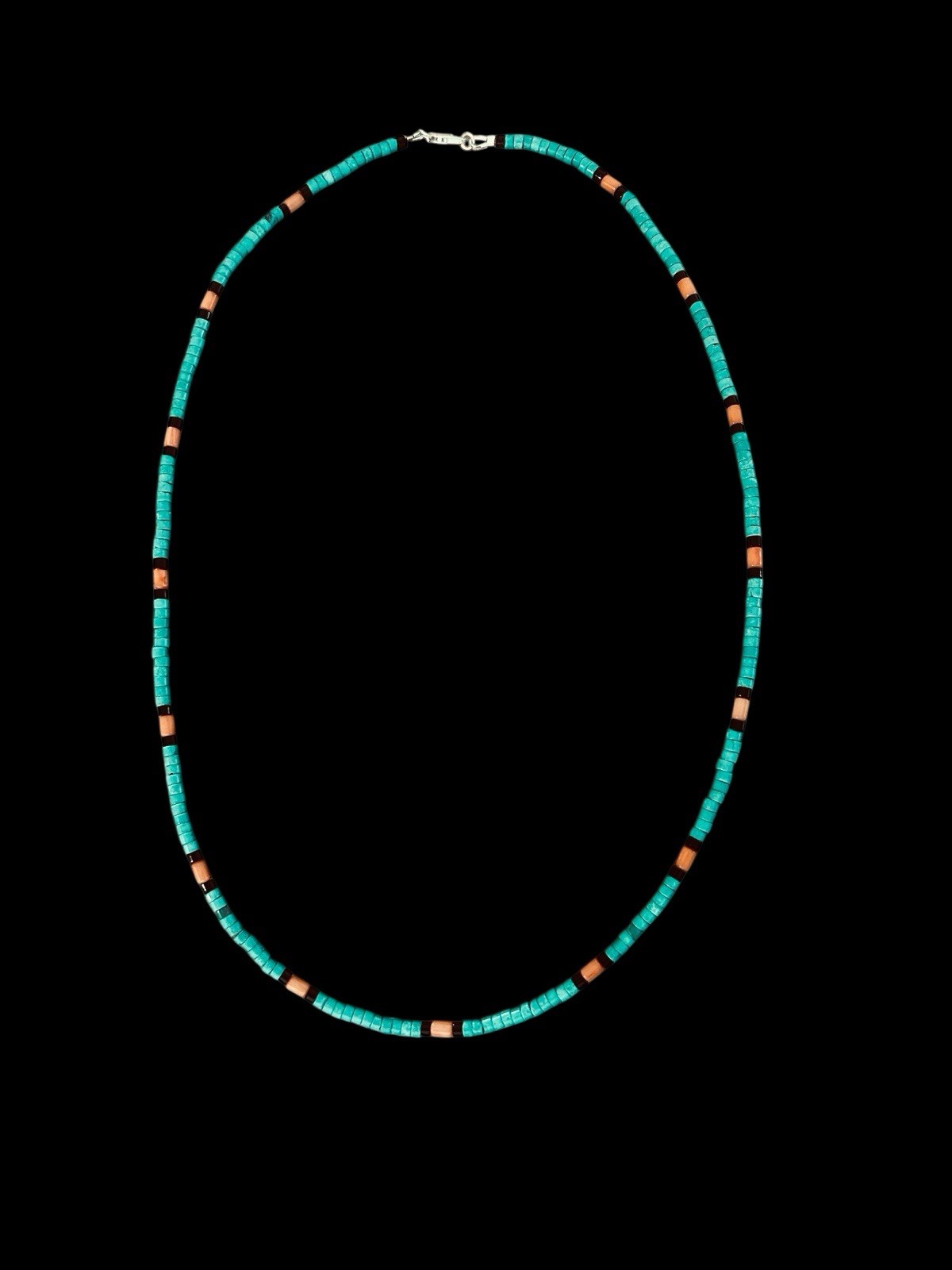Native American  “ Delicate” Turquoise Heishi Neclace