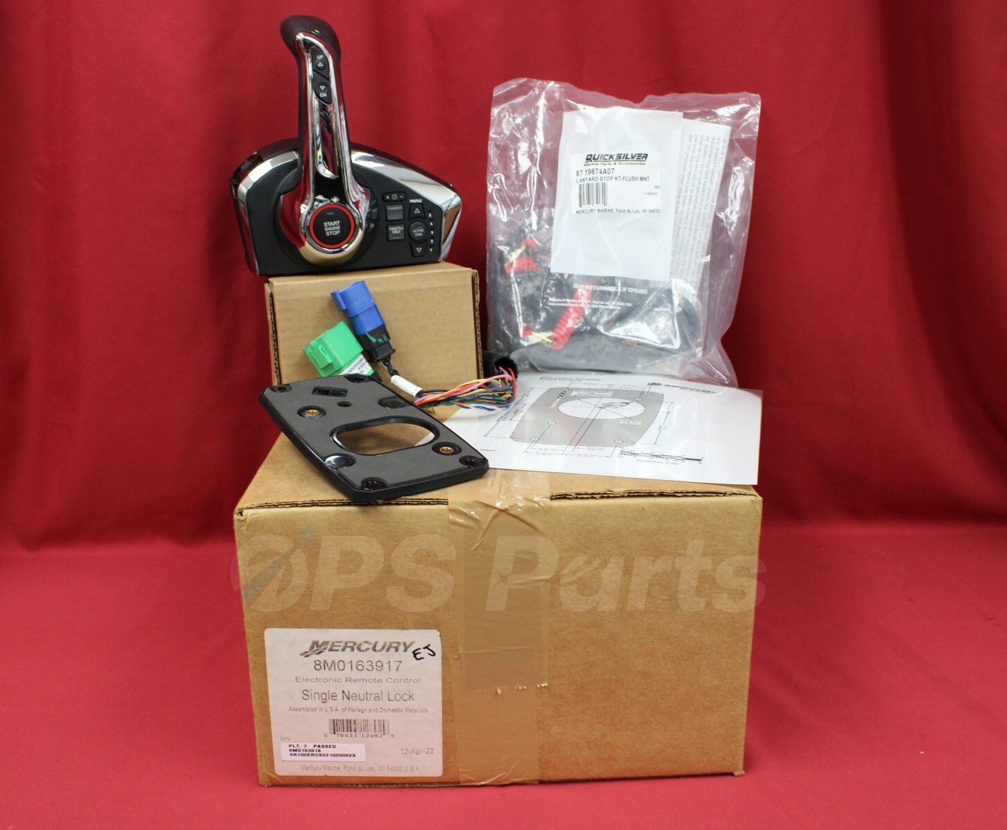 New/ OEM Mercury Verado Single Binnacle Kit DTS Rig Kit & Fuel Harness NEXT GEN.