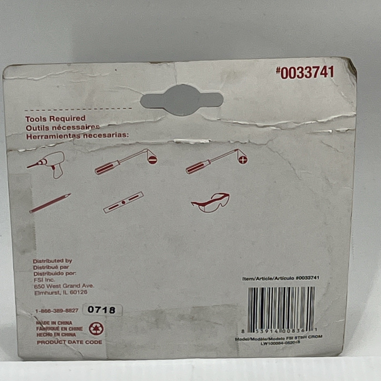 Project Source Seton Chrome Toothbrush and Tumbler Holder Bathroom 0033741 {27}.